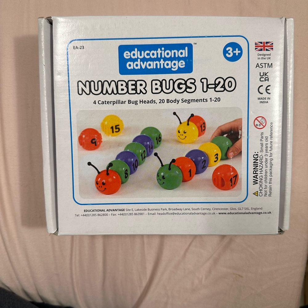Number Bugs Learning Toy - Multicolor